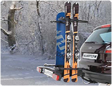 Автомобильные багажники и крепления для перевозки лыж и сноубордов PortiloSki от компании Westfalia.